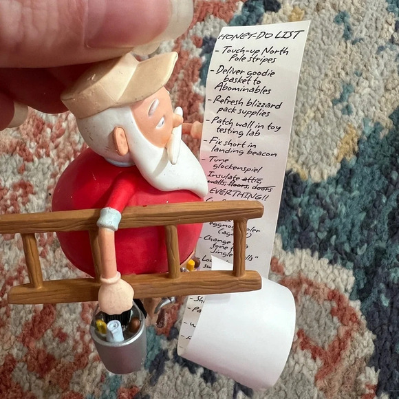 2008 Hallmark Keepsake Ornament Honey-Do List Santa - Picture 3 of 9